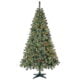Walmart Christmas Trees Holiday Time Prelit 300 Mini Clear Lights, Madison Pine Artificial Christmas Tree, 6.5